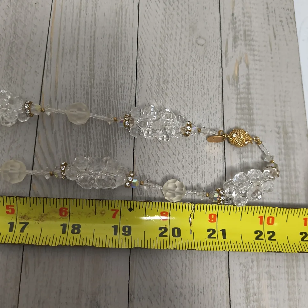 Vintage Vendome Crystal Necklace – 45 inches - Picture 5 of 7